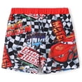 thumbnail image 1 of Disney Cars Lightning McQueen Boys Swim Trunks UPF 50+ Cars Board Boxer Racing Print Swim Shorts Kids Toddler Baby 2-9Y, 1 of 8