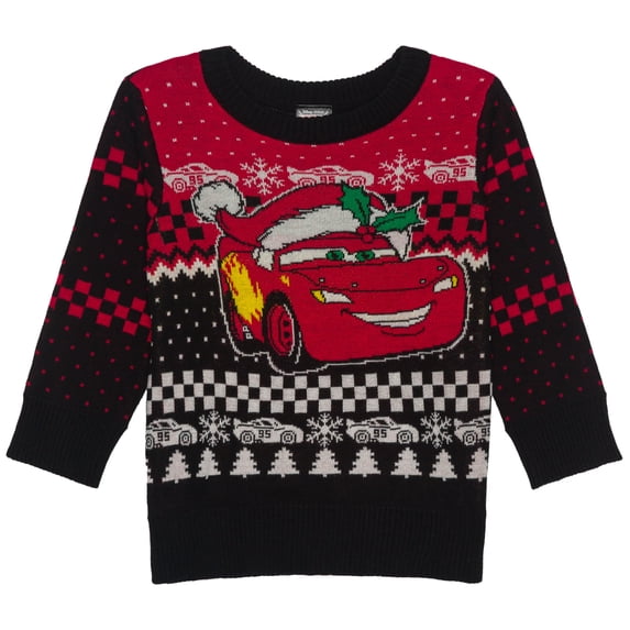 Disney - Cars Lightning McQueen Christmas Graphic Fleece Sweatshirt