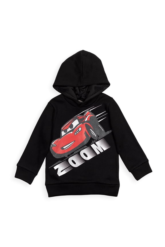 Cars Lightning McQueen Fleece Pullover Hoodie Toddler to Big Kid