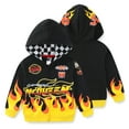 thumbnail image 1 of Disney Cars Lightning McQueen Fleece Zip Up Hoodie (Boys), Sizes 4-10, 1 of 9