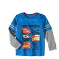 thumbnail image 1 of Disney Cars Lightning McQueen Long Sleeve Football Shirt Boy Size 5, 1 of 1
