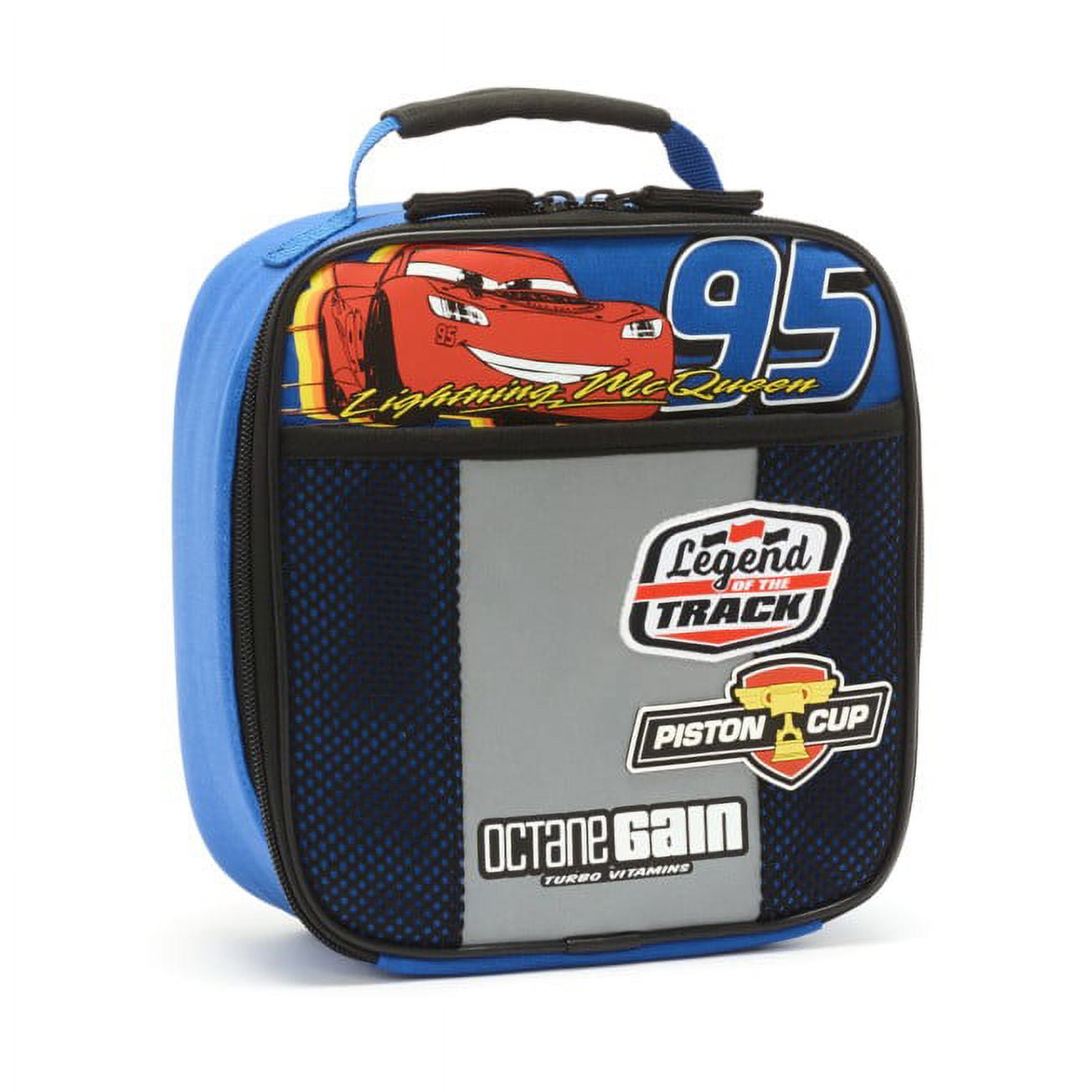 Disney Cars Lighting McQueen Boys Soft Insulated School Lunch Box