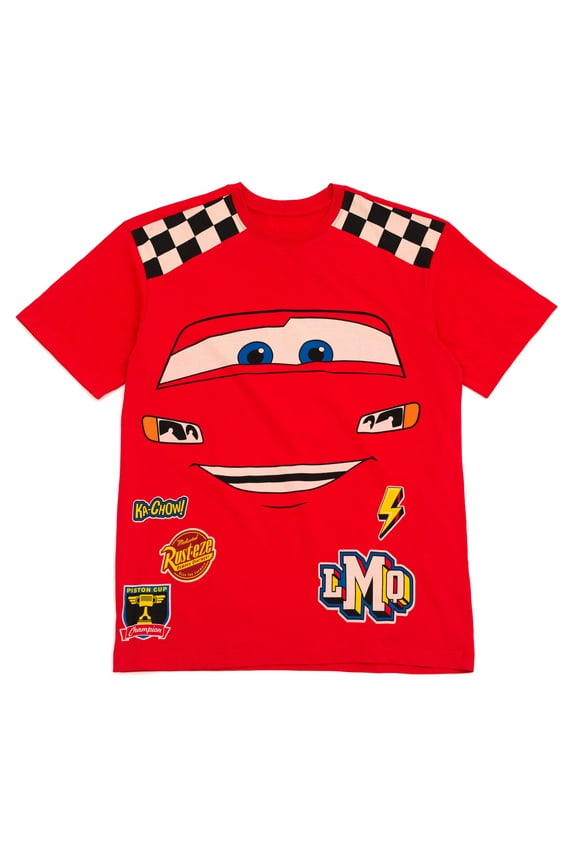 Cars Lightning McQueen Matching Family Cosplay T-Shirt Adult
