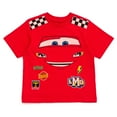 thumbnail image 1 of Disney Cars Lightning McQueen Matching Family Cosplay T-Shirt Toddler to Big Kid, 1 of 4
