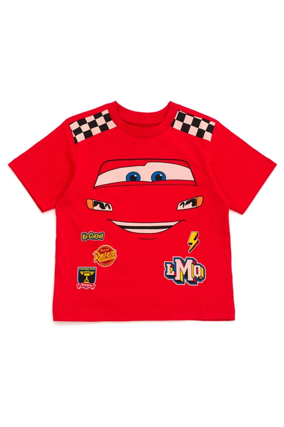 Cars Lightning McQueen Matching Family Cosplay T-Shirt Toddler to Big Kid