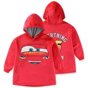 SONIC THE HEDGEHOG Disney Cars Lightning McQueen Oversized Hoodie with Pockets (Boys), One Size, Fits Sizes 4-10