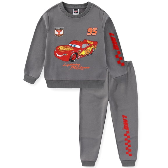 Disney Cars Lightning McQueen Pullover Hoodie and Pants Set (Boys), 2 Piece Set, Sizes 3T-7