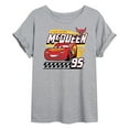 thumbnail image 1 of Disney Cars - Lightning McQueen Race Winner - Juniors Ideal Flowy Muscle T-Shirt, 1 of 5