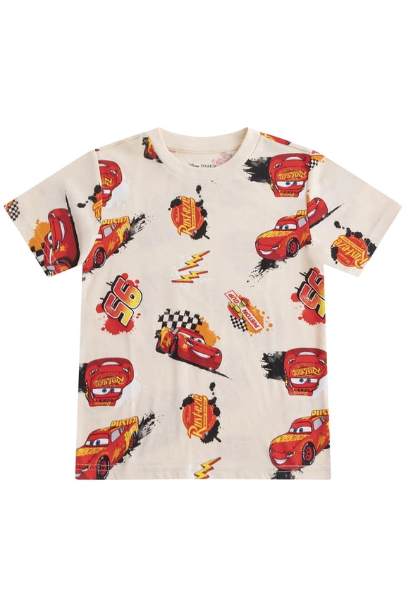 Cars Lightning McQueen Short Sleeve T-Shirt (Boys), Sizes 2T-7