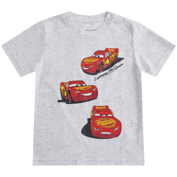 Disney Cars Lightning McQueen Short Sleeve T-Shirt (Boys), Sizes 2T-7