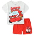 thumbnail image 1 of Disney Cars Lightning McQueen Short Sleeve T-Shirt and Shorts Set (Boys), 2 Piece Set, Sizes 2T-5T, 1 of 7