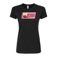 thumbnail image 1 of Disney Cars - Lightning McQueen Speed Shop - Juniors Fitted Graphic T-Shirt, 1 of 5