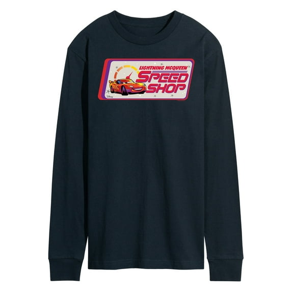 Disney Cars - Lightning McQueen Speed Shop - Men's Long Sleeve T-Shirt