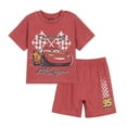 thumbnail image 1 of Disney Cars Lightning McQueen T-Shirt and Shorts Outfit Set Toddler to Little Kid, 1 of 5