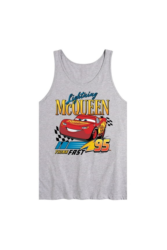 Cars - Lightning McQueen Think Fast - Men's Jersey Tank Top