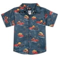 thumbnail image 1 of Disney Cars Toddler Boys' Short Sleeve Button-Down Shirt Navy Lightning Mater, 1 of 6