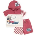 thumbnail image 1 of Disney Cars Lightning McQueen Tow Mater Pullover Hoodie and French Terry Shorts Newborn to Little Kid, 1 of 5
