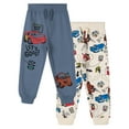 thumbnail image 1 of Disney Cars Lightning McQueen Tow Mater Sally Carrera Fleece 2 Pack Jogger Pants Toddler to Big Kid, 1 of 5