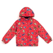Cars Lightning McQueen Tow Mater Zip Up Waterproof Rain Jacket Toddler to Little Kid