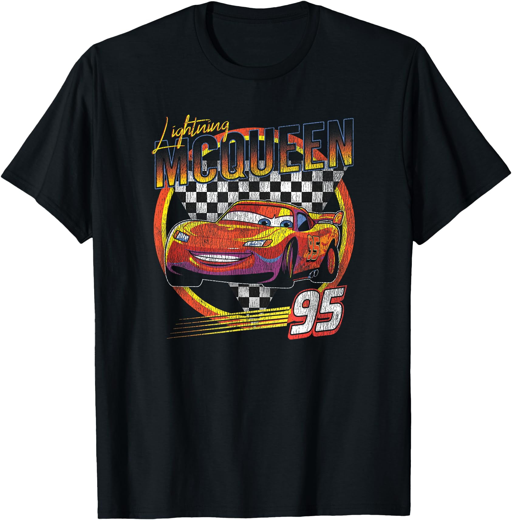 Disney Cars Lightning McQueen Vintage Race TShirt