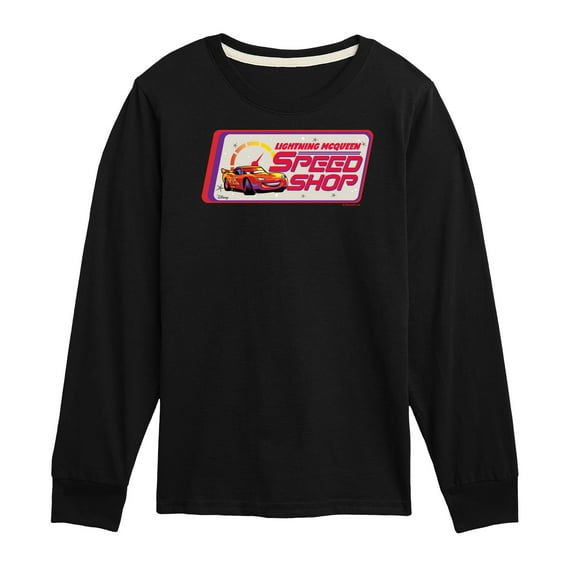 Disney Cars - Lightning McQueen's Speed Shop - Toddler & Youth Long Sleeve Graphic T-Shirt