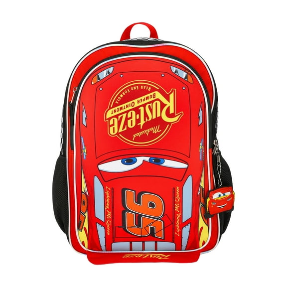 Disney Cars Lightning McQueen 17" Kids Backpack, Red