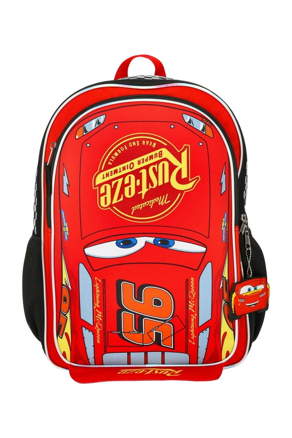 Cars Lightning McQueen 17" Kids Backpack, Red