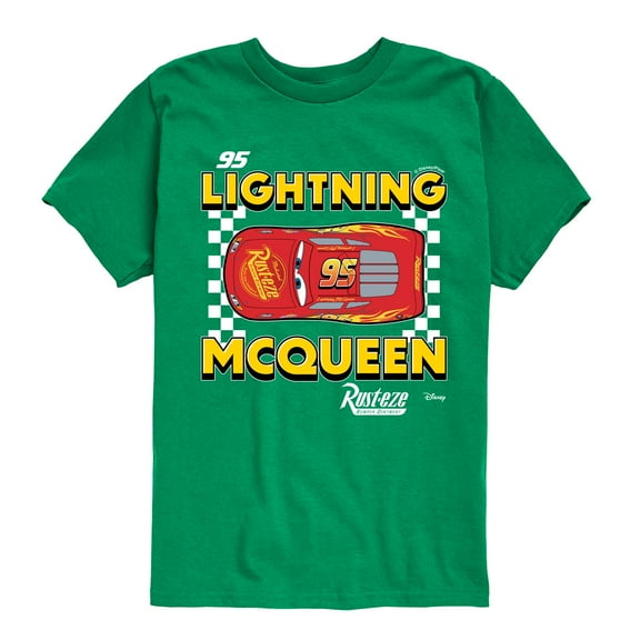 Disney - Cars - Lightning Mcqueen - Boy's Toddler And Youth Short Sleeve Tee