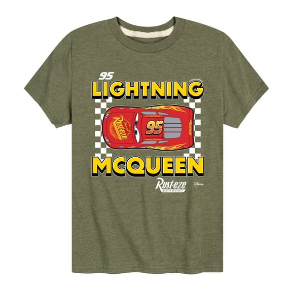 Disney - Cars - Lightning Mcqueen - Boy's Toddler And Youth Short Sleeve Tee