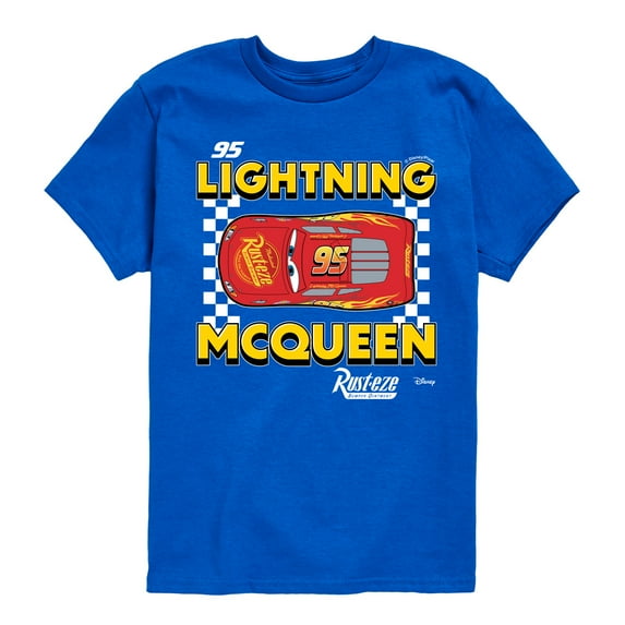 Disney - Cars - Lightning Mcqueen - Boy's Toddler And Youth Short Sleeve Tee