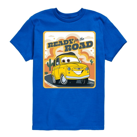 Disney - Cars - Luigi Ready For The Road - Boy's Toddler And Youth Short Sleeve Tee