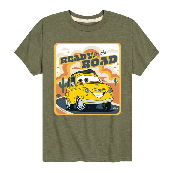 Disney - Cars - Luigi Ready For The Road - Boy's Toddler And Youth Short Sleeve Tee