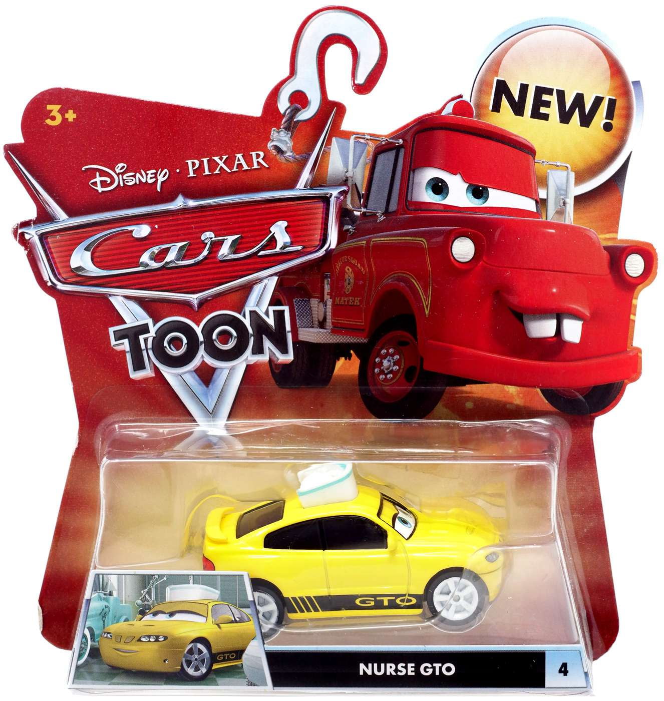 Disney Cars Main Series Nurse GTO Diecast Car - Walmart.com