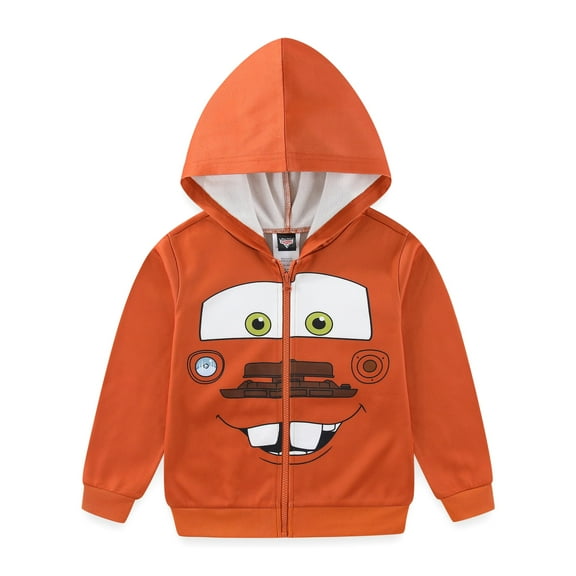 Disney Cars Mater Full Zip Up Hoodie (Boys), Sizes 2T-8