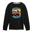 thumbnail image 1 of Disney Cars - Mater Need A Tow - Toddler & Youth Long Sleeve Graphic T-Shirt, 1 of 5