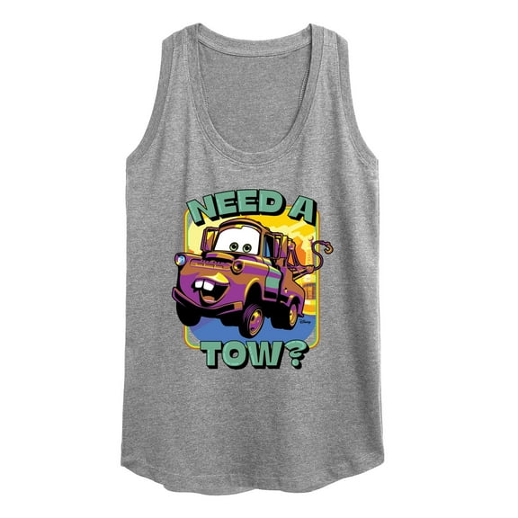 Disney Cars - Mater Need A Tow - Women's Racerback Tank Top