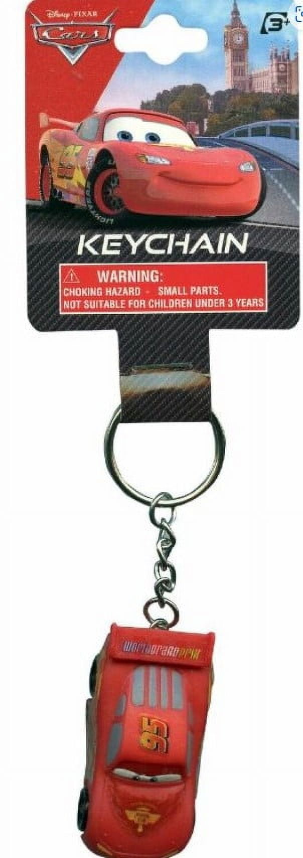 Disney Cars McQueen Figure Keychain Keyring - Walmart.com