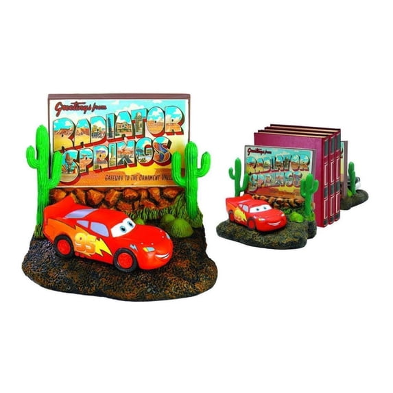 Disney Cars McQueen Resin Bookend Statue