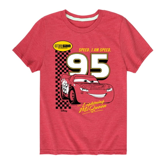 Disney - Cars - Mcqueen 95 I Am Speed - Boy's Toddler And Youth Short Sleeve Tee
