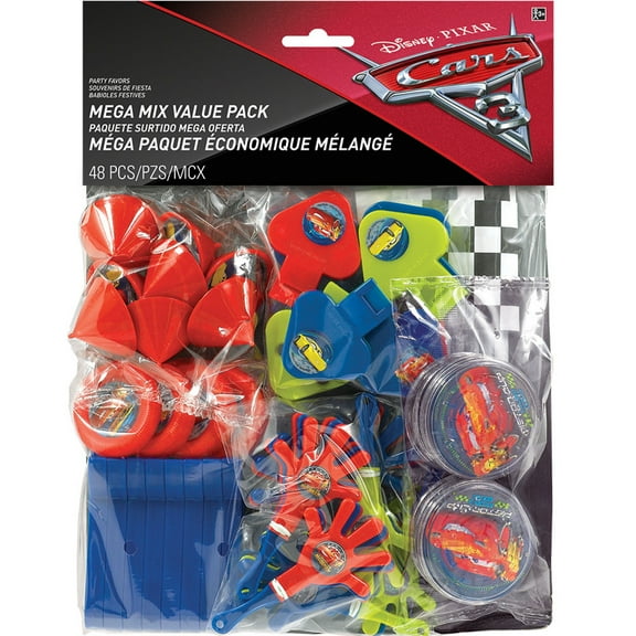 Disney Cars Mega Mix Favor Pack (8 Count)