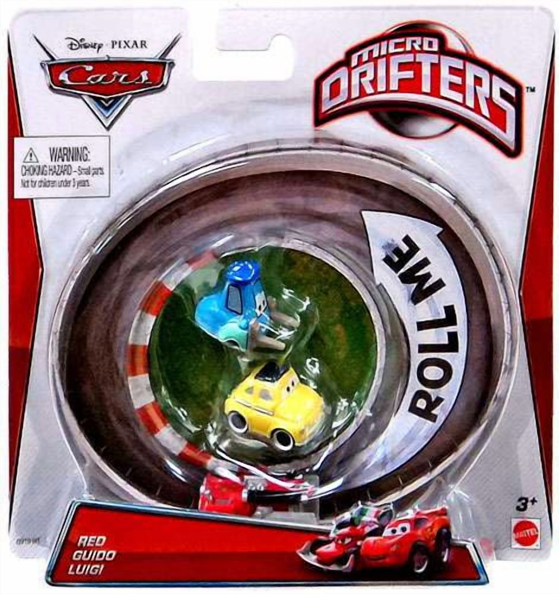 Disney Cars Micro Drifters Red, Guido & Luigi Mini Cars - Walmart.com