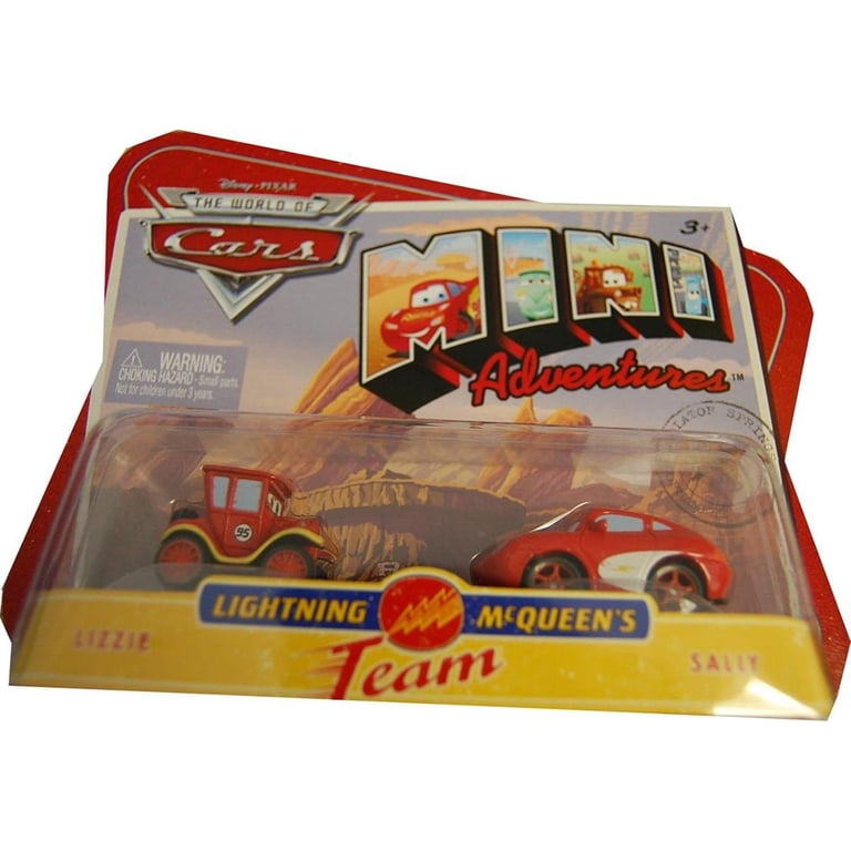 Disney Cars Mini Adventures Lightning McQueen's Team Plastic Car