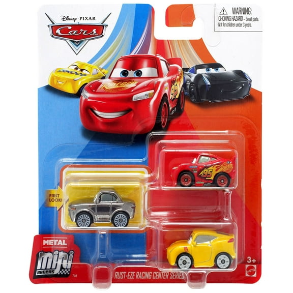 Disney Cars Mini Figure, 3 Pack