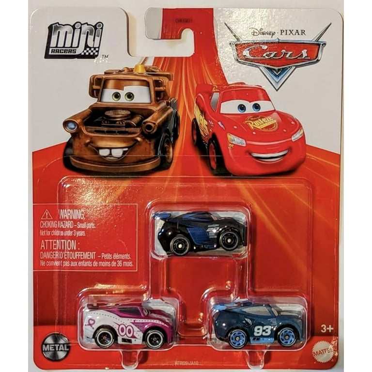 Disney Cars Mini Racers 3 Pack Nick Shift Flip Over Jackson Storm