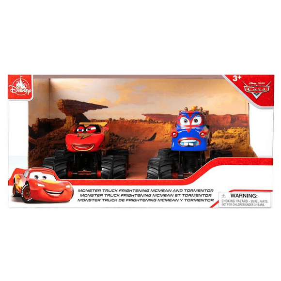 Disney Cars Monster Truck Frightening McMean and Tormentor Toy Die Cast New