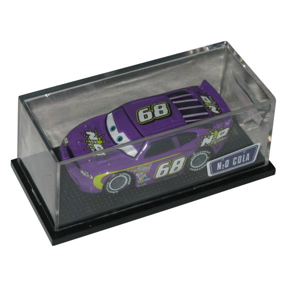Disney Cars Movie (2008) Mattel N2O Cola Purple Die-Cast Toy Car w/ Plastic Display Case