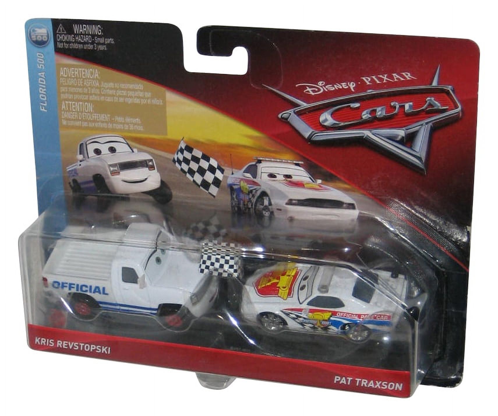 Disney Cars Movie Kris Revstopski And Pat Traxson 2017 Florida 500 Toy