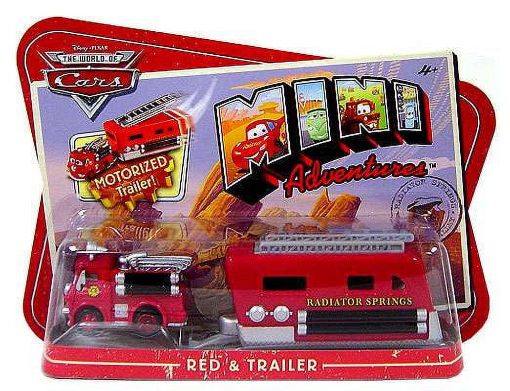 sney CARS Mini Adventures Red With Motorized Trailer - Walmart.com