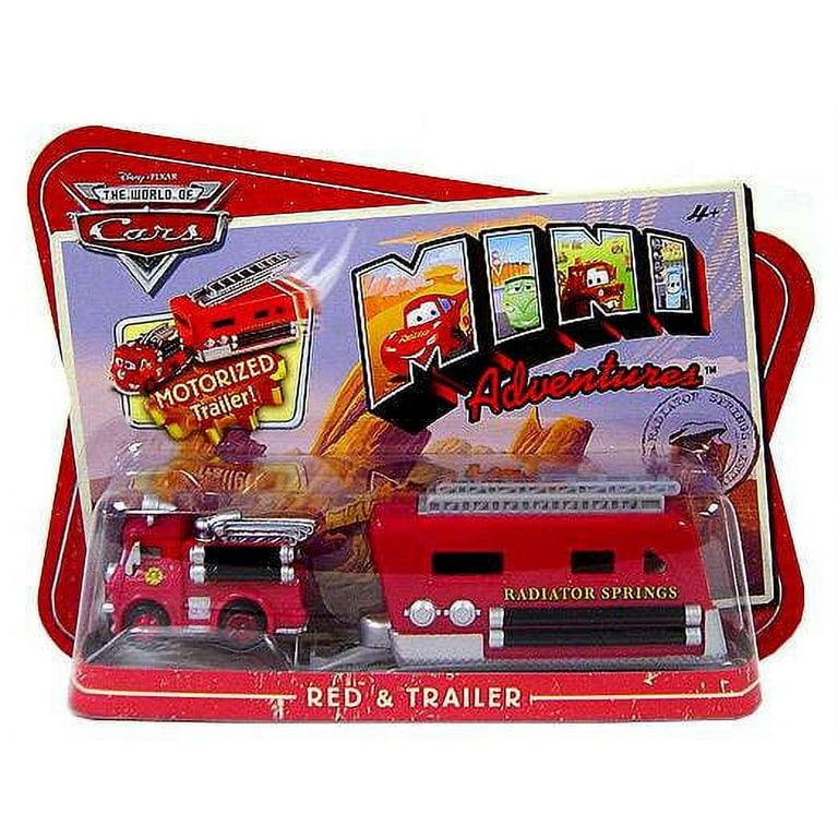 sney CARS Mini Adventures Red With Motorized Trailer - Walmart.com