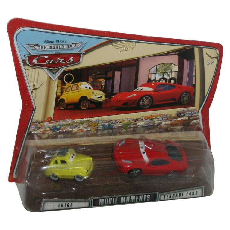 Disney Cars Movie Moments Luigi and Ferrari F430 Toy Car Set